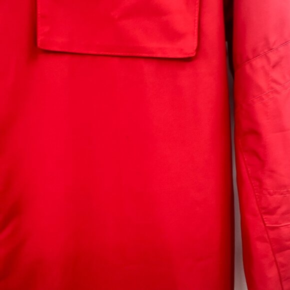 Versace Sport Red Nylon Full Zip Windbreaker Jacket Men's Large EU 50 - Picture 5 of 8